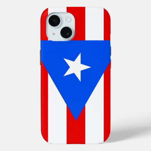 Coques Case-Mate iPhone Apple iPhone 15 Case-Mate with Puerto Rico flag (Verso)