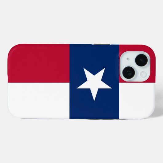 Coques Case-Mate iPhone Apple iPhone 15 Case-Mate with Texas flag (Verso (horizontal))