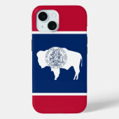 Coques Case-Mate iPhone Apple iPhone 15 Case-Mate, Wyoming flag (Verso)