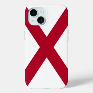 Coque Pour iPhone 15 Apple iPhone 15 Coque-Mate avec drapeau Alabama