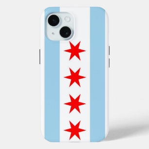 Coque Pour iPhone 15 Apple iPhone 15 Coque-Mate avec drapeau de Chicago