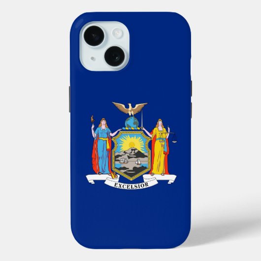 Coques Case-Mate iPhone Apple iPhone 15 Coque-Mate avec drapeau de l'État  (Verso)