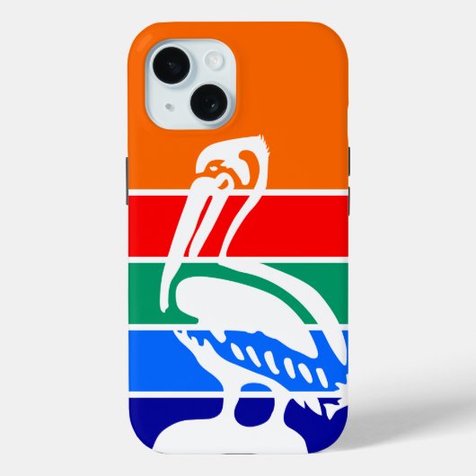 Coques Case-Mate iPhone Apple iPhone 15 Coque-Mate avec drapeau de Saint-P (Verso)