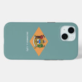 Coques Case-Mate iPhone Apple iPhone 15 Coque-Mate avec drapeau Delaware (Verso (horizontal))