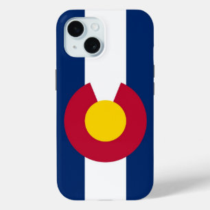 Coque Pour iPhone 15 Apple iPhone 15 Coque-Mate avec drapeau du Colorad