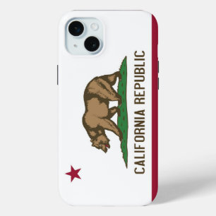 Coque iPhone 15 Mini Apple iPhone 15 Plus Coque-Mate, drapeau californi