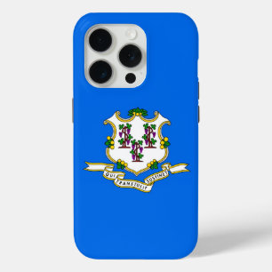 Coque iPhone 15 Pro Apple iPhone 15 Pro Coque-Mate, drapeau Connecticu