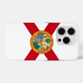 Coques Case-Mate iPhone Apple iPhone 15 Pro Coque-Mate, drapeau de Floride (Verso (horizontal))