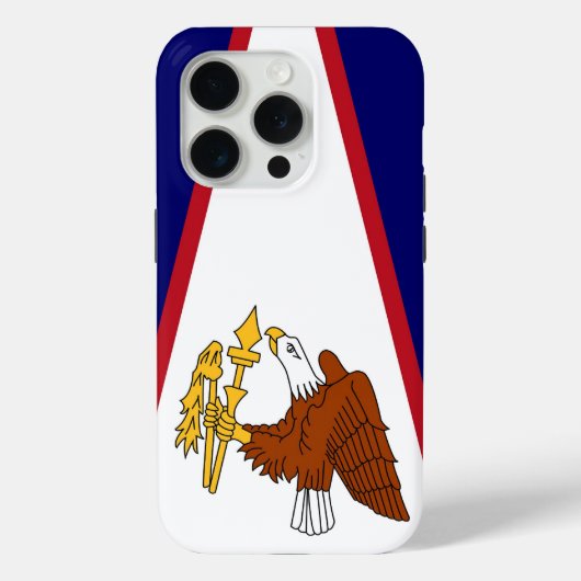 Coques Case-Mate iPhone Apple iPhone 15 Pro Coque-Mate, drapeau des Samoa  (Verso)
