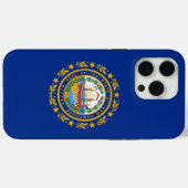 Coques Case-Mate iPhone Apple iPhone 15 Pro Max Coque, drapeau New Hampshi (Verso (horizontal))