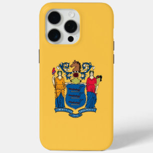 Coque iPhone 15 Pro Max Apple iPhone 15 Pro Max Coque, drapeau New Jersey