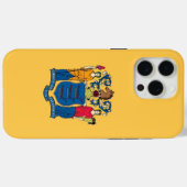 Coques Case-Mate iPhone Apple iPhone 15 Pro Max Coque, drapeau New Jersey (Verso (horizontal))