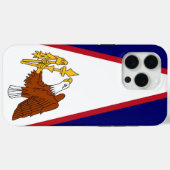 Coques Case-Mate iPhone Apple iPhone 15 Pro Max Coque, drapeau Samoa améri (Verso (horizontal))