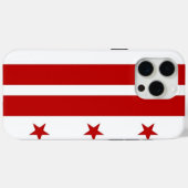Coques Case-Mate iPhone Apple iPhone 15 Pro Max, drapeau de Washington DC (Verso (horizontal))