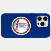 Coques Case-Mate iPhone Apple iPhone 15 Pro Max, Virginia State flag (Verso (horizontal))