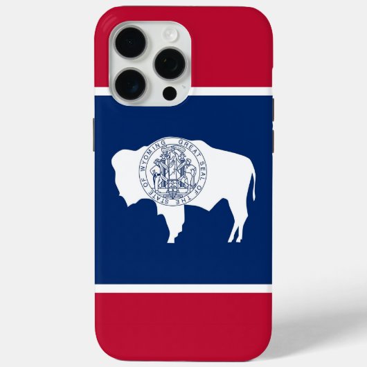 Coques Case-Mate iPhone Apple iPhone 15 Pro Max, Wyoming flag (Verso)