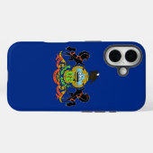 Coques Case-Mate iPhone Apple iPhone 16 Case-Mate with Pennsylvania flag (Verso (horizontal))