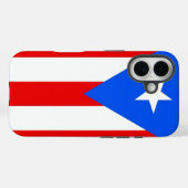 Coques Case-Mate iPhone Apple iPhone 16 Case-Mate with Puerto Rico flag (Verso (horizontal))