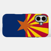 Coques Case-Mate iPhone Apple iPhone 16 Coque-Mate avec drapeau Arizona (Verso (horizontal))