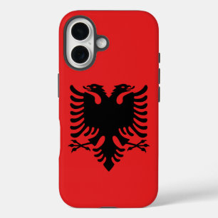 Coques iPhone 16 Apple iPhone 16 Coque-Mate avec drapeau d'Albanie