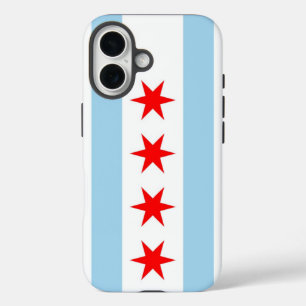 Coques iPhone 16 Apple iPhone 16 Coque-Mate avec drapeau de Chicago