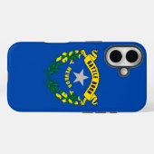 Coques Case-Mate iPhone Apple iPhone 16 Coque-Mate avec drapeau du Nevada (Verso (horizontal))