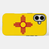 Coques Case-Mate iPhone Apple iPhone 16 Coque-Mate avec drapeau du Nouveau (Verso (horizontal))