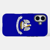 Coques Case-Mate iPhone Apple iPhone 16 Coque-Mate avec drapeau Louisiane (Verso (horizontal))