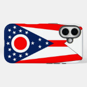 Coques Case-Mate iPhone Apple iPhone 16 Coque-Mate avec drapeau Ohio (Verso (horizontal))