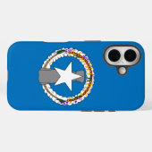 Coques Case-Mate iPhone Apple iPhone 16 Coque-Mate, drapeau de Mariana du (Verso (horizontal))
