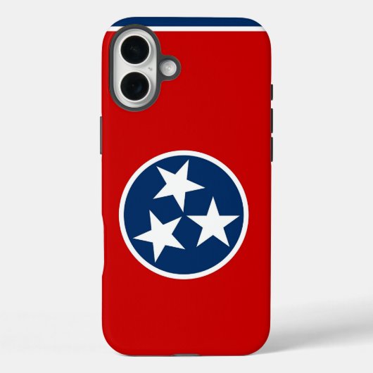 Coques Case-Mate iPhone Apple iPhone 16 Plus Case-Mate Tennessee flag (Verso)
