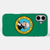 Coques Case-Mate iPhone Apple iPhone 16 Plus Case, Washington State flag (Verso (horizontal))