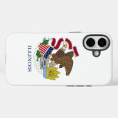 Coques Case-Mate iPhone Apple iPhone 16 Plus Coque-Mate, drapeau de l'Illi (Verso (horizontal))
