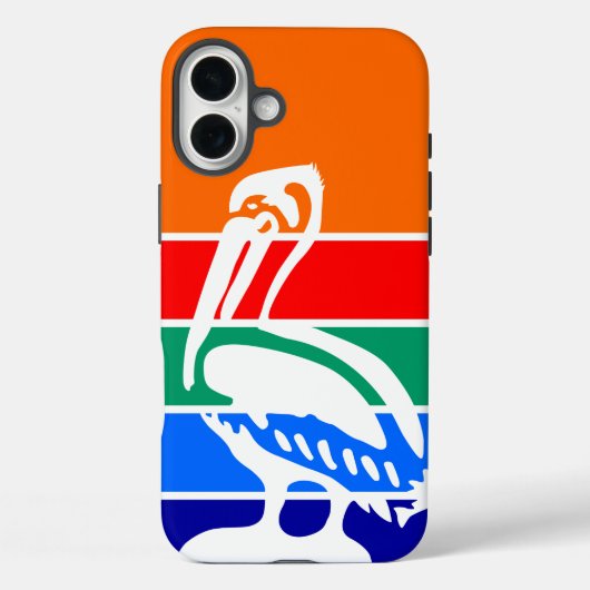 Coques Case-Mate iPhone Apple iPhone 16 Plus Coque-Mate drapeau de Saint-P (Verso)