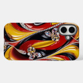 Coques Case-Mate iPhone Apple iPhone 16 Plus Mate, couleurs de Belgique (Verso (horizontal))