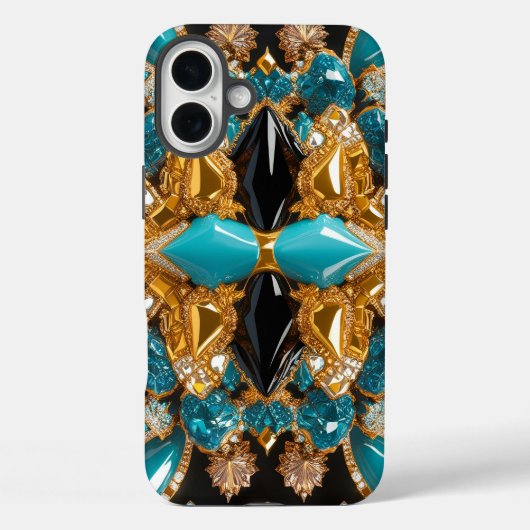 Coques Case-Mate iPhone Apple iPhone 16 Plus Mate, couleurs des Bahamas (Verso)