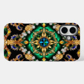 Coques Case-Mate iPhone Apple iPhone 16 Plus Mate, couleurs du Brésil (Verso (horizontal))