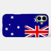Coques Case-Mate iPhone Apple iPhone 16 Plus Mate, drapeau australien (Verso (horizontal))
