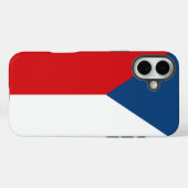 Coques Case-Mate iPhone Apple iPhone 16 Plus Mate, drapeau de la Tchéquie (Verso (horizontal))