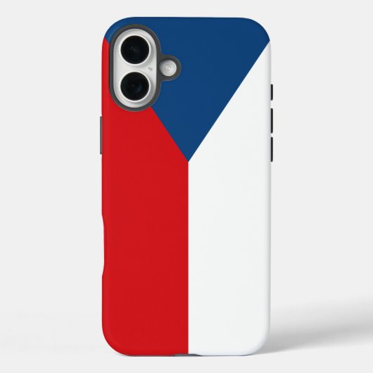 Coques Case-Mate iPhone Apple iPhone 16 Plus Mate, drapeau de la Tchéquie (Verso)