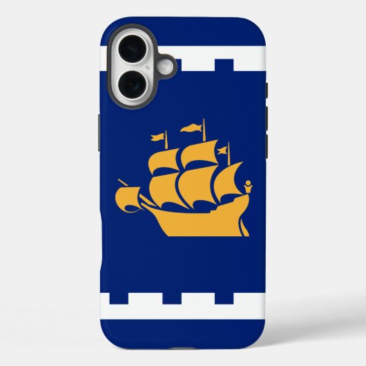 Coques Case-Mate iPhone Apple iPhone 16 Plus Mate, drapeau de la ville de (Verso)