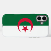 Coques Case-Mate iPhone Apple iPhone 16 Plus Mate, drapeau de l'Algérie (Verso (horizontal))