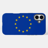 Coques Case-Mate iPhone Apple iPhone 16 Plus Mate, drapeau de l'Union euro (Verso (horizontal))