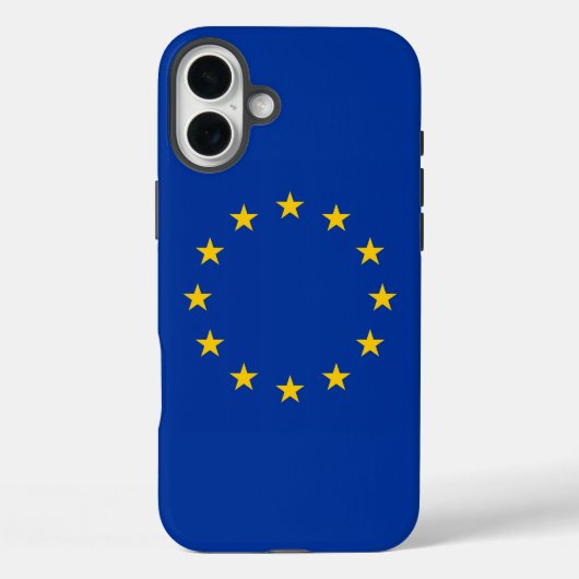 Coques Case-Mate iPhone Apple iPhone 16 Plus Mate, drapeau de l'Union euro (Verso)