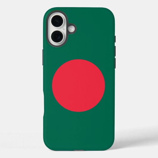 Coques Case-Mate iPhone Apple iPhone 16 Plus Mate, drapeau du Bangladesh (Verso)