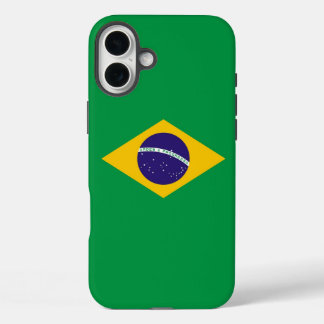 Coques iPhone 16 Plus Apple iPhone 16 Plus Mate, drapeau du Brésil