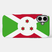 Coques Case-Mate iPhone Apple iPhone 16 Plus Mate, drapeau du Burundi (Verso (horizontal))