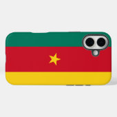 Coques Case-Mate iPhone Apple iPhone 16 Plus Mate, drapeau du Cameroun (Verso (horizontal))