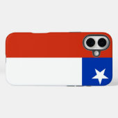Coques Case-Mate iPhone Apple iPhone 16 Plus Mate, drapeau du Chili (Verso (horizontal))