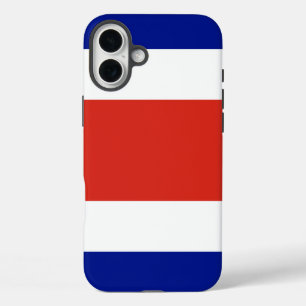 Coques iPhone 16 Plus Apple iPhone 16 Plus Mate, drapeau du Costa Rica